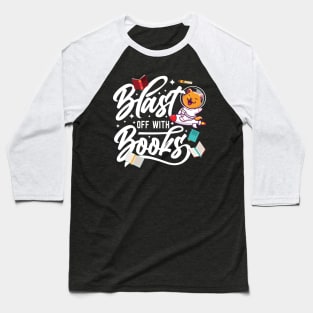 Blast off With Books Baseball T-Shirt